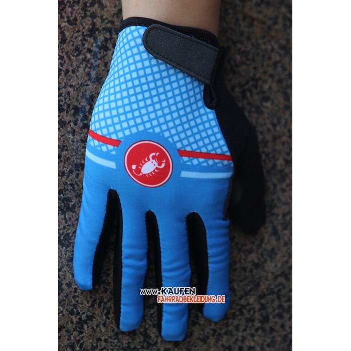 2020 Castelli Lange Handschuhe Blau Shwarz (2)